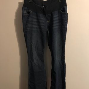 Boot cut maternity jeans